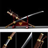 Handmade T10 Steel Full Tang Real Japanese Katana With Rosewood Sheath