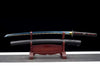 Handmade High Carbon Steel Full Tang Real Japanese Katana With With Blue Golden Edge