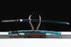 Handmade High Carbon Steel Full Tang Real Japanese Katana With Blue Edge