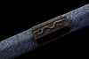 Handmade High Carbon Steel Real Sword With Blue Sheath