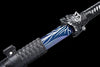 Handmade Manganese Steel Real Sword With Blue Pattern