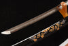 Handmade T10 Steel Full Tang Real Japanese Katana With Black & Red Sheath Clay Tempered