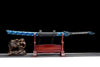 Handmade Manganese Steel Full Tang Real Japanese Katana With Blue Lightning Style